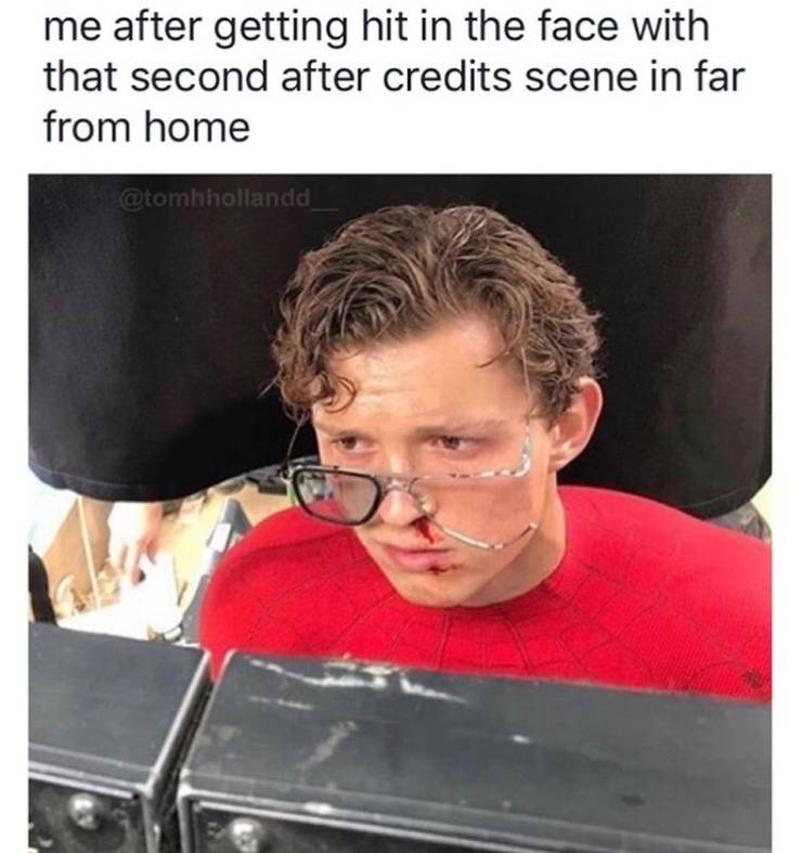 Mcu 10 Hilarious Memes Of Tom Holland As Spider Man Screenrant