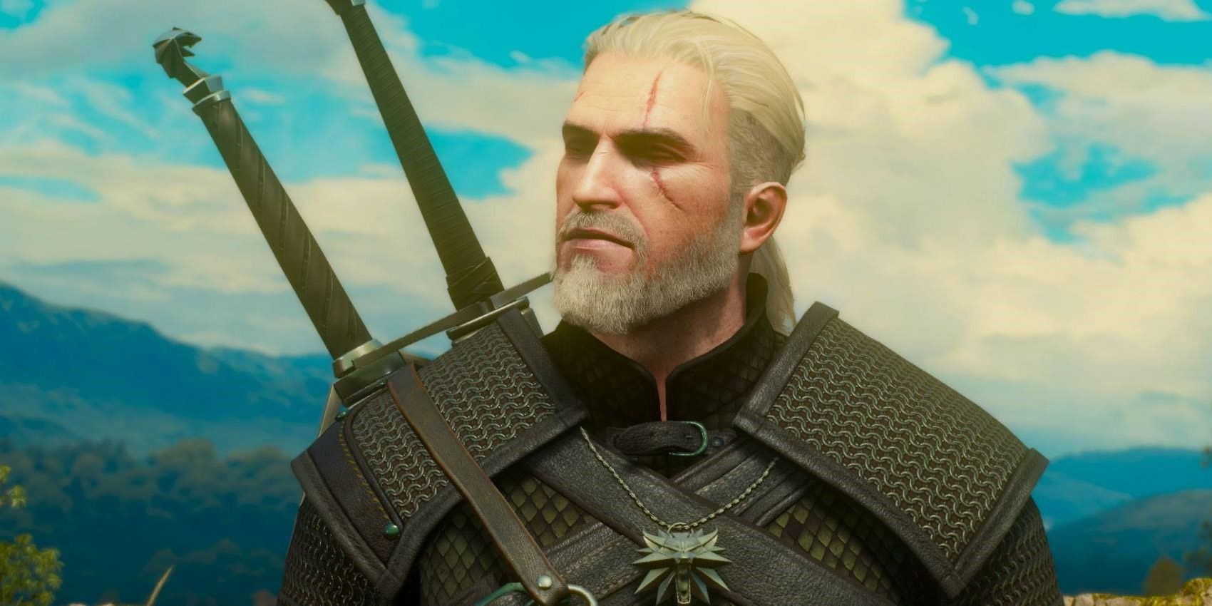 Best Steel Sword In Witcher 3 Fodwindow   The Witcher 3 Geralt Stare 