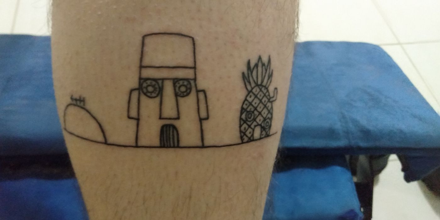 10 Tattoos Inspired By SpongeBob SquarePants