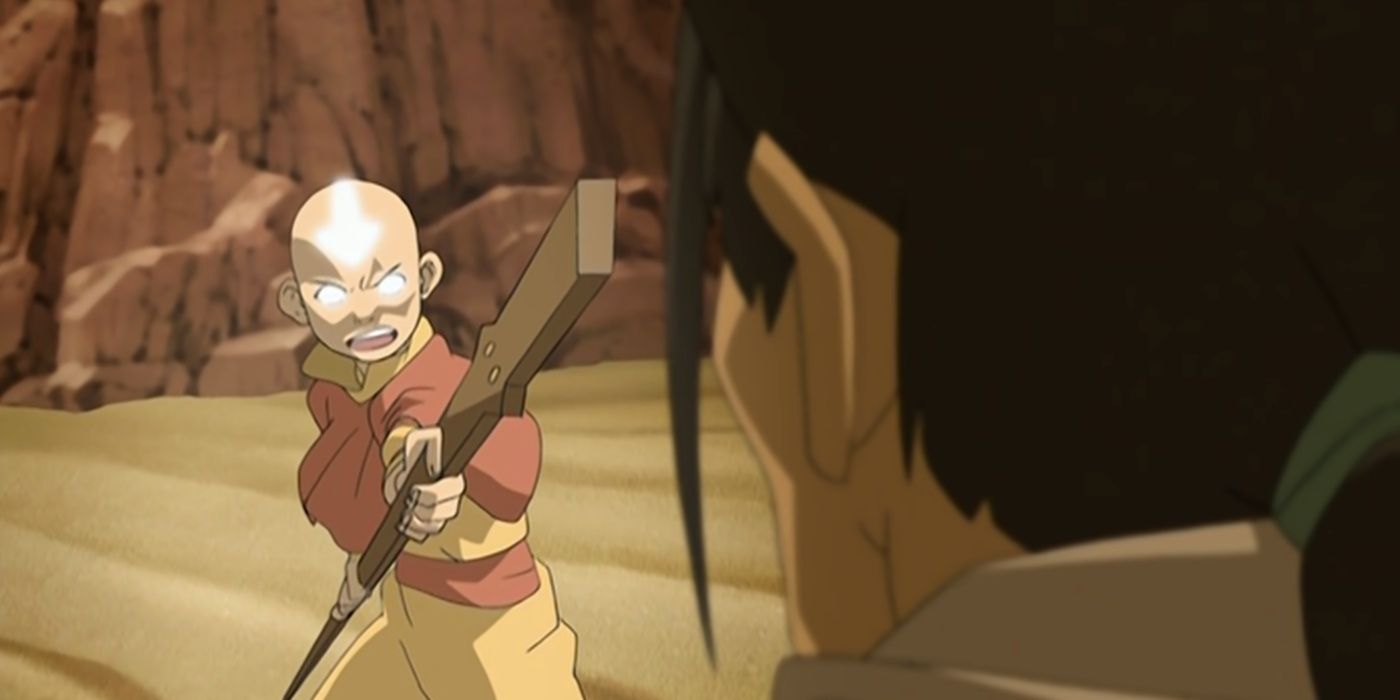 Every Time Aang Entered The Avatar State (& What Happened)