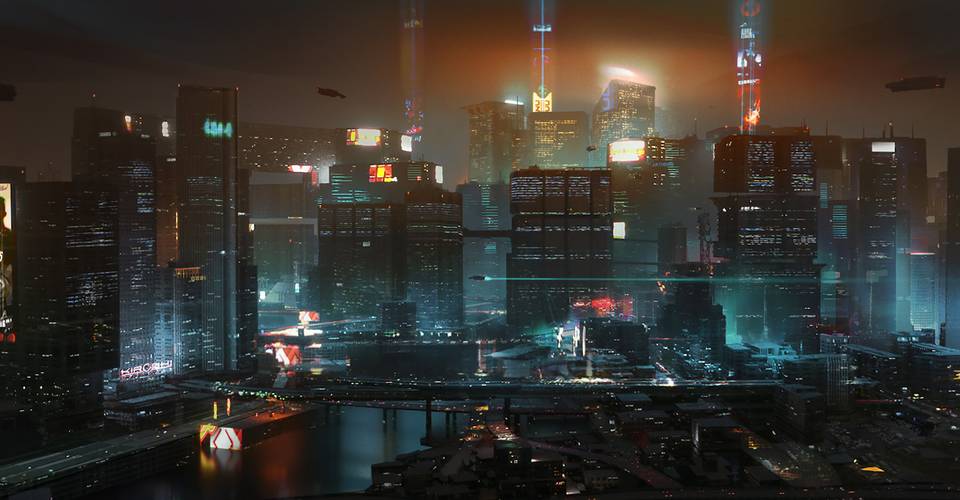 Cyberpunk 77 World Map Shows Off Night City S Dense 15 Districts