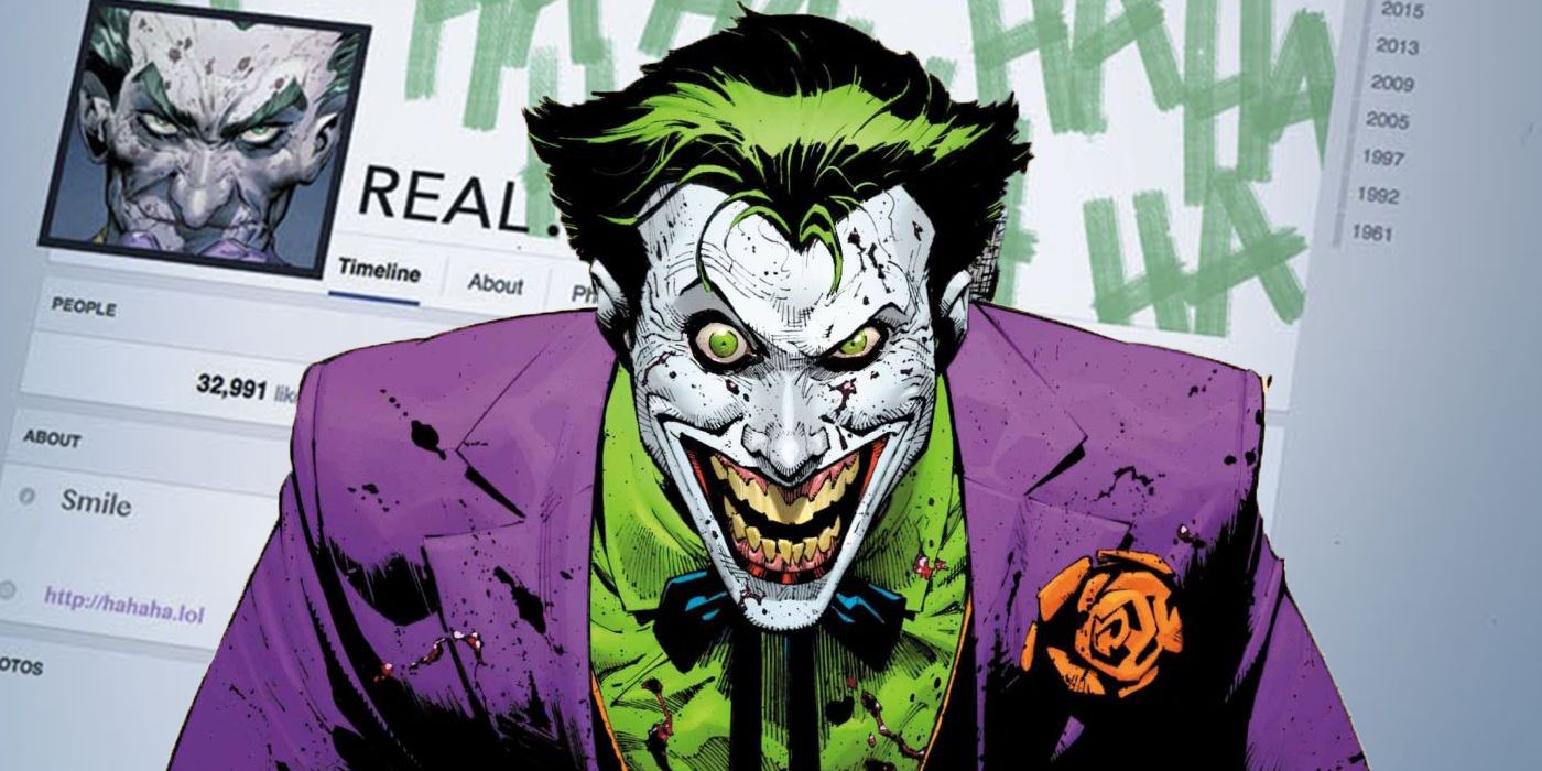 Joker S Facebook Page Is As Crazy As He Is Screen Rant