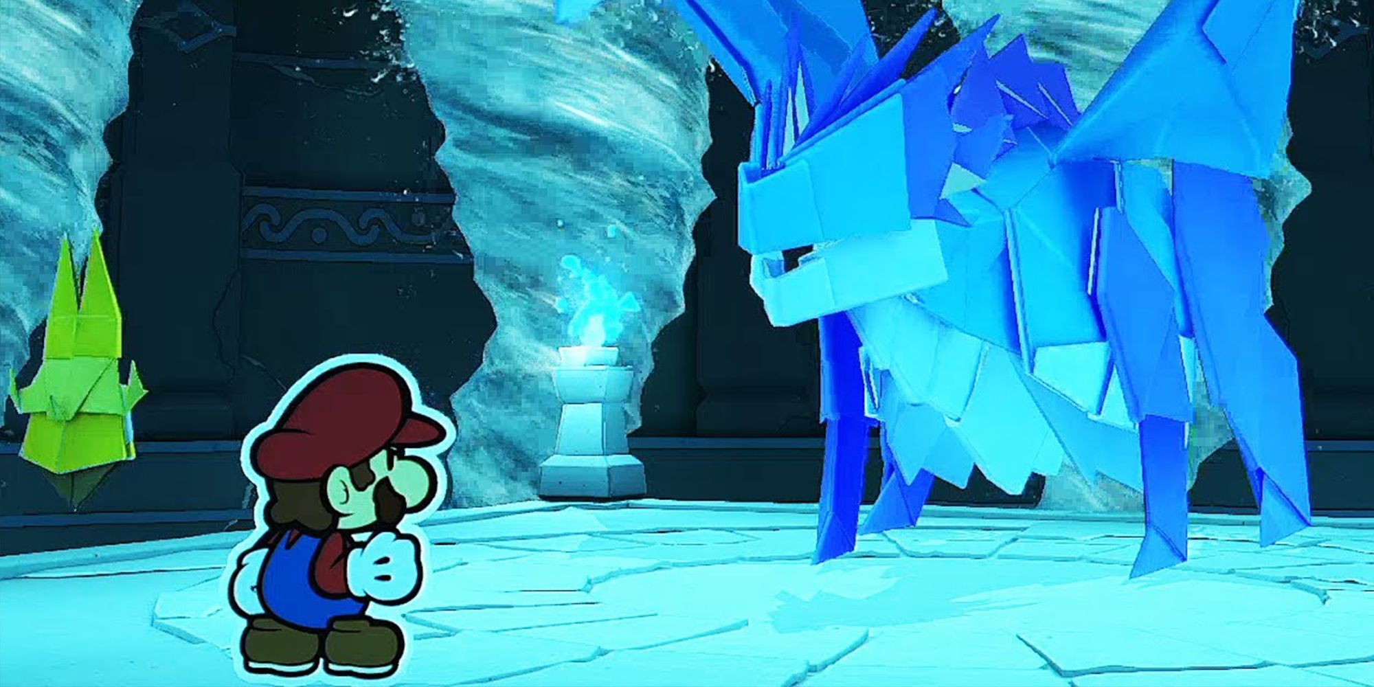 How to Beat The Water Vellumental in Paper Mario The Origami King