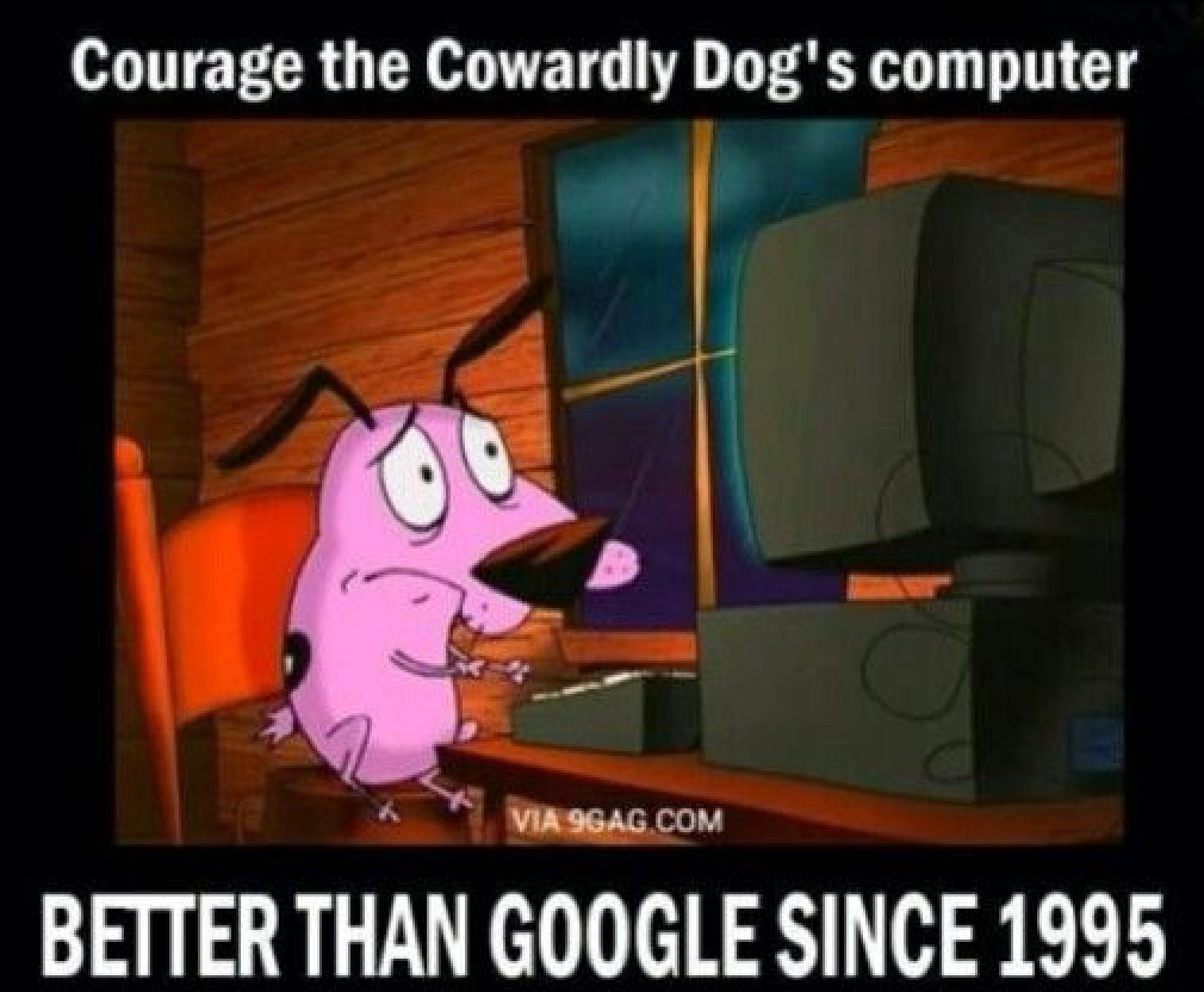 5. Courage the Cowardly Dog Blue Hair Duck - wide 10