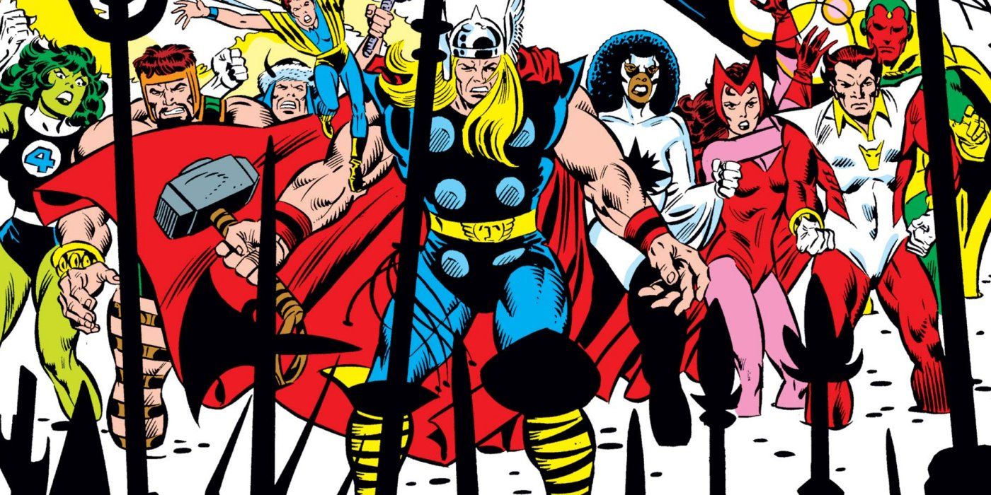 Marvel Comics Avengers 1980s Thor Monica Rambeau Scarlet Witch