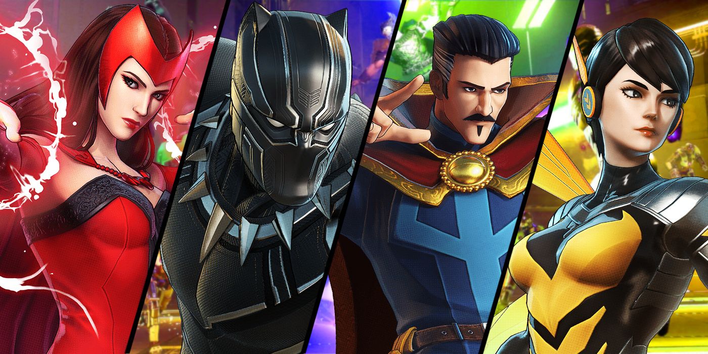 Marvels Avengers Heroes DLC Scarlet Witch Black Panther Doctor Strange Wasp
