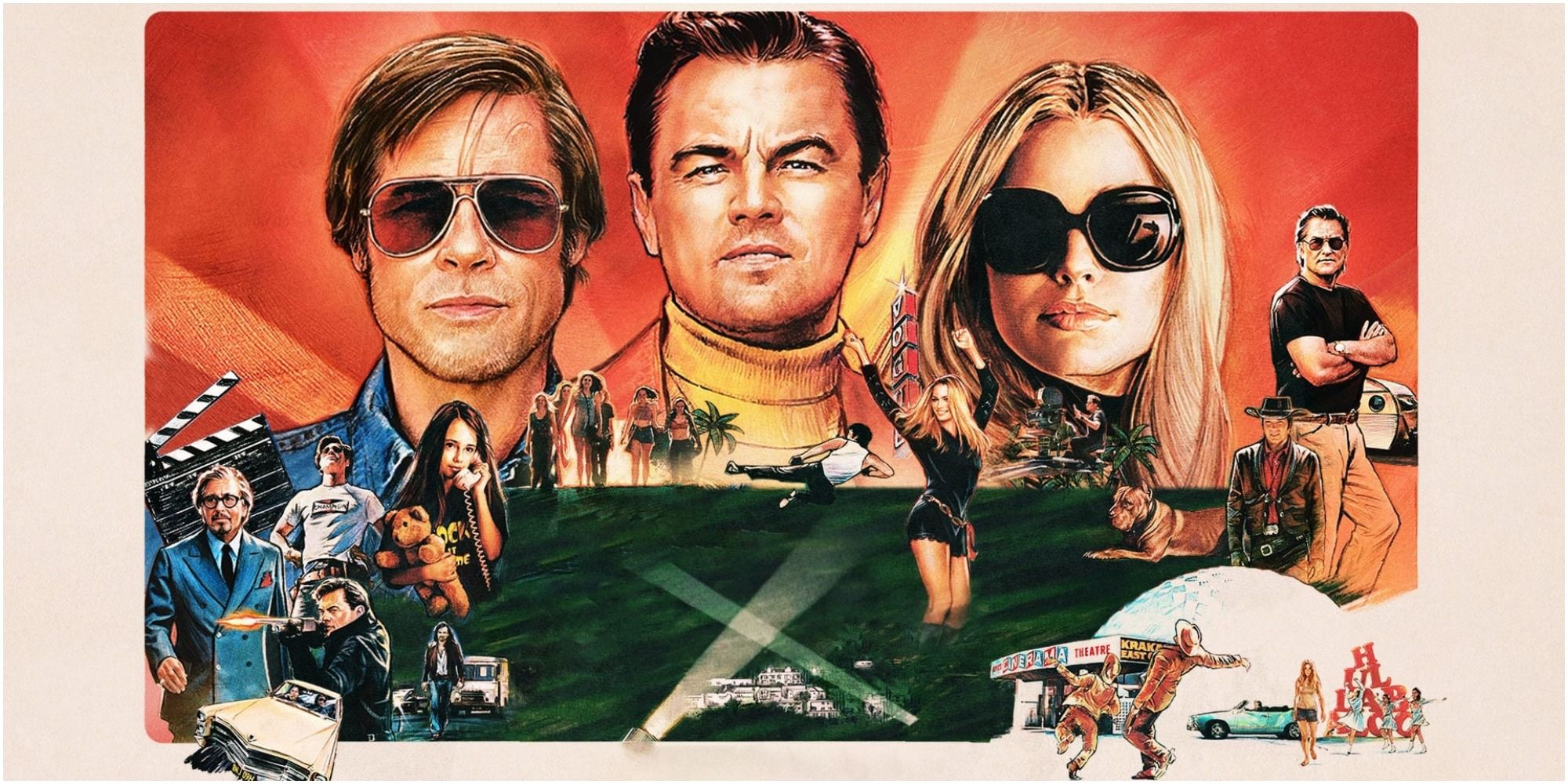 Once Upon a Time in Hollywood Poster Featured Image