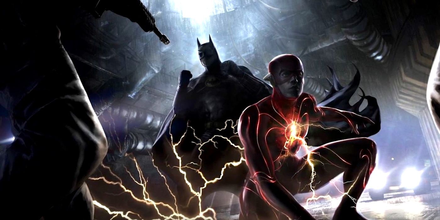 Michael Keaton's Batman & The Flash Team Up In Official ...