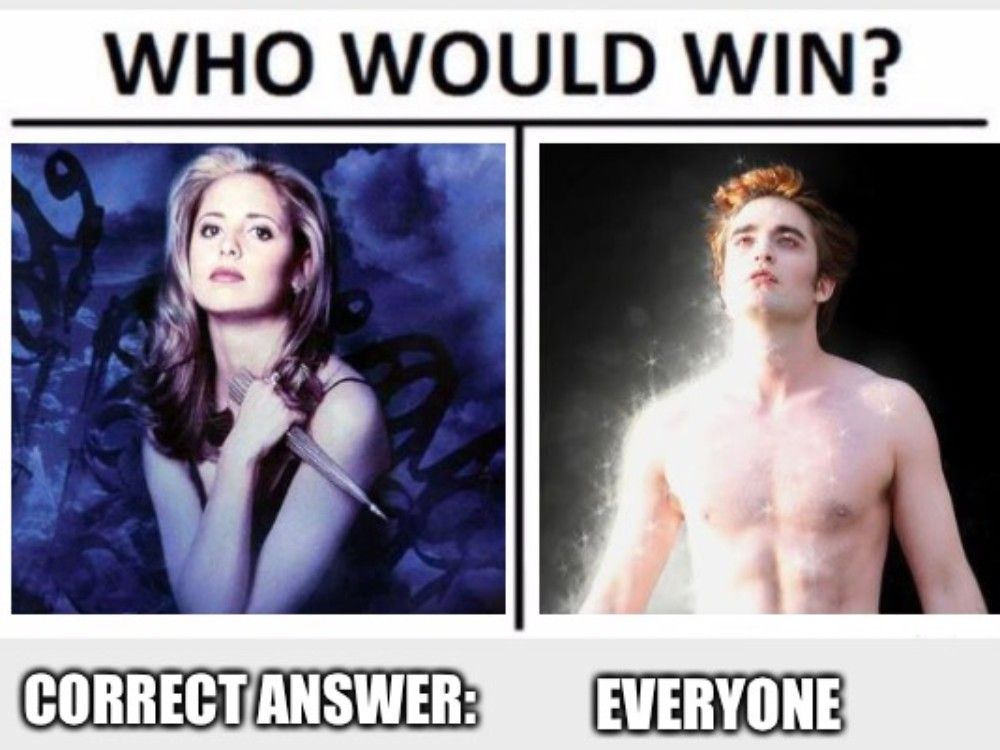 10 Buffy the Vampire Slayer vs Twilight Memes That Have Us CryLaughing