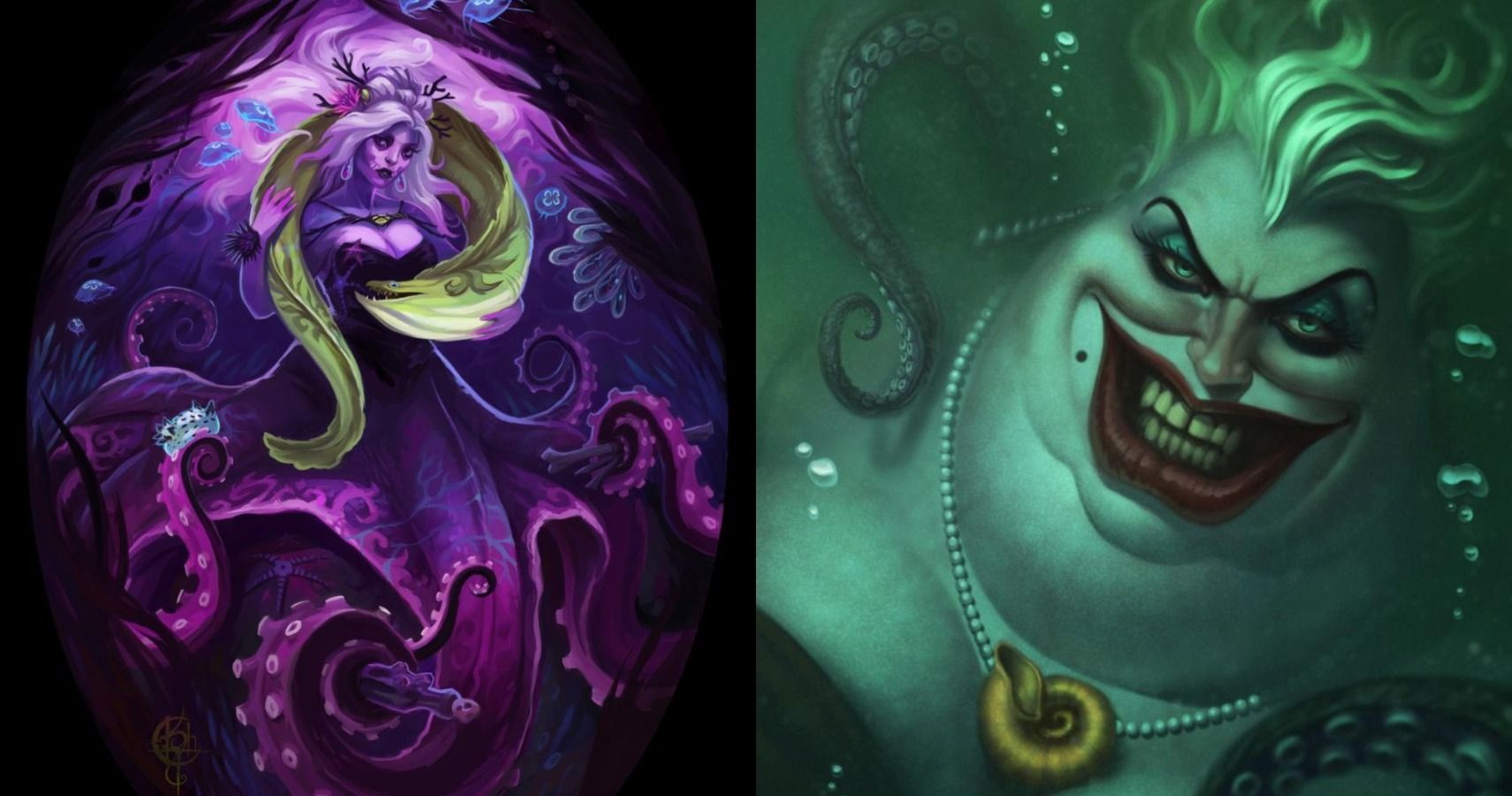 The Little Mermaid Scary Ursula Art