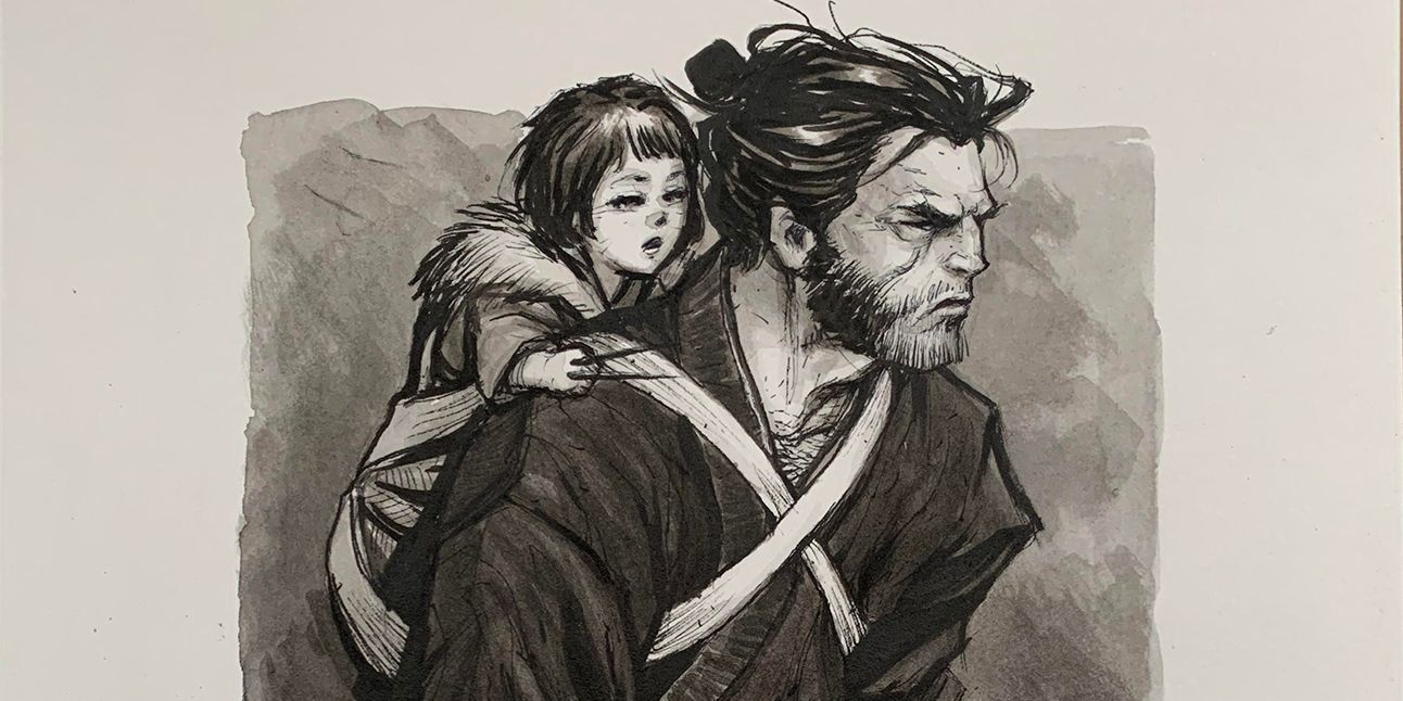 Wolverine Enters A Classic Manga In Epic Lone Wolf And Cub Fan Art