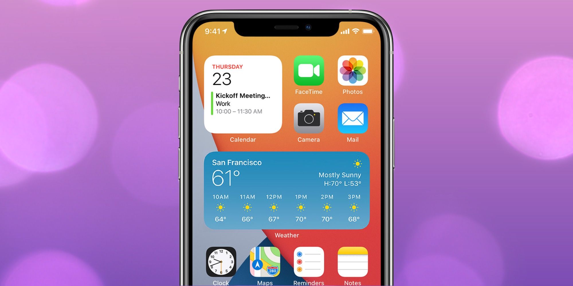 how to add accuweather to home screen