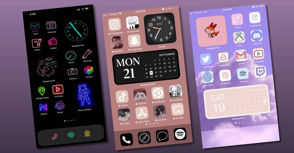 Best Most Creative Ios 14 Home Screen Designs Screen Rant