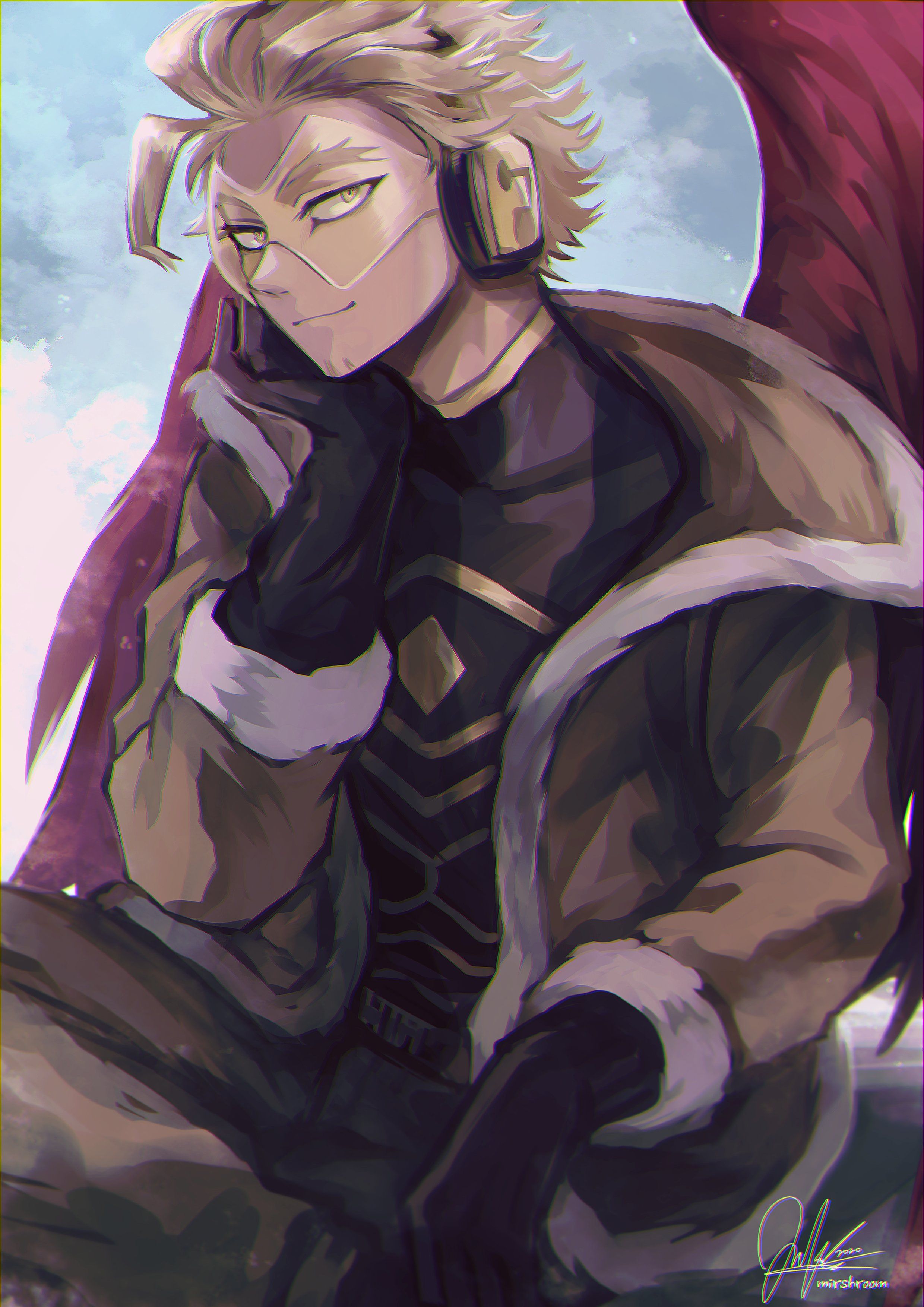 My Hero Academia 10 Pieces Of Hawks Fan Art We Love Screenrant