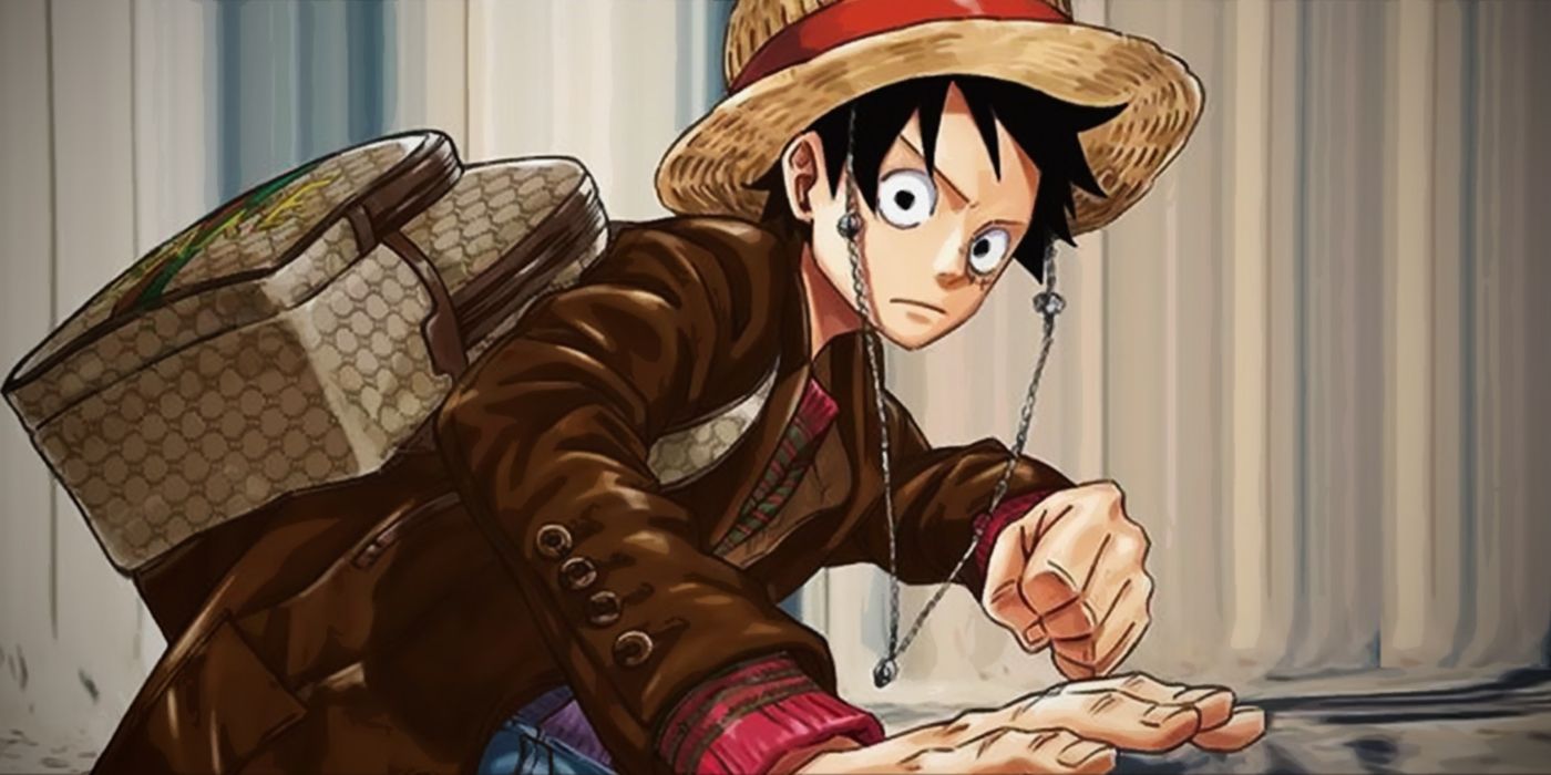 one piece luffy character design change