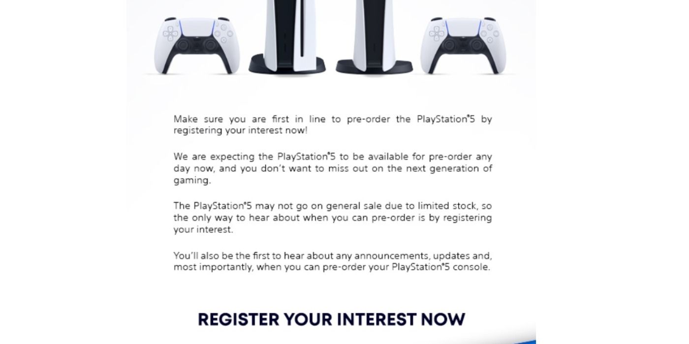 ps5 pre order go live