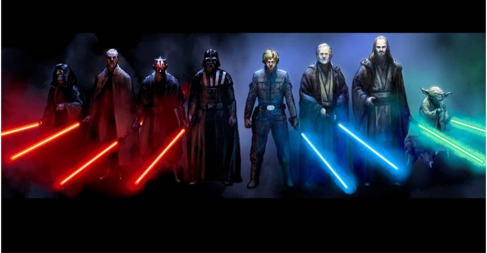 Star Wars Top 10 Lightsabers Ranked Screenrant
