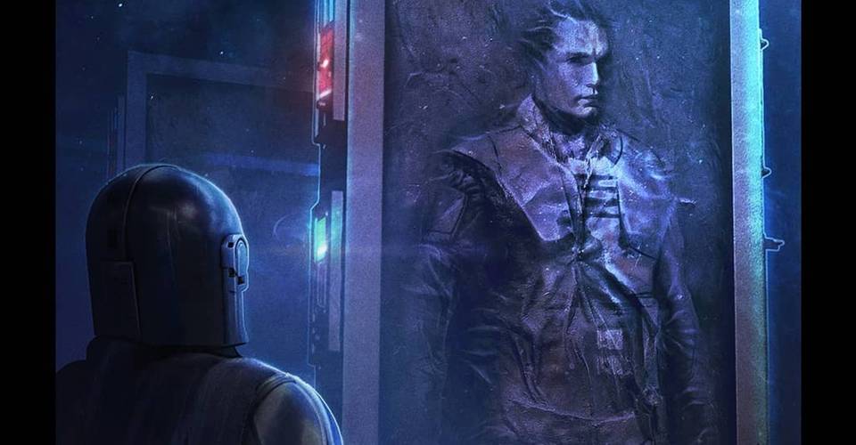 The Mandalorian Traps Starkiller In Carbonite In Season 2 Fan Art