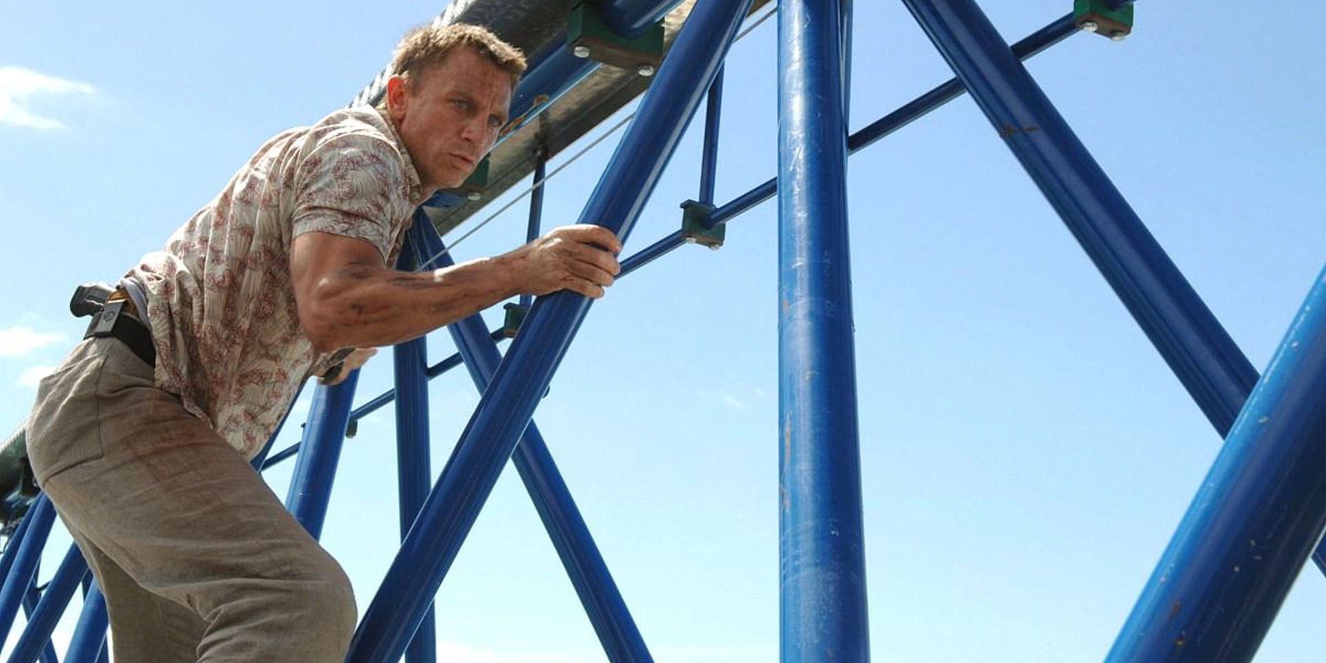 The parkour chase in Casino Royale