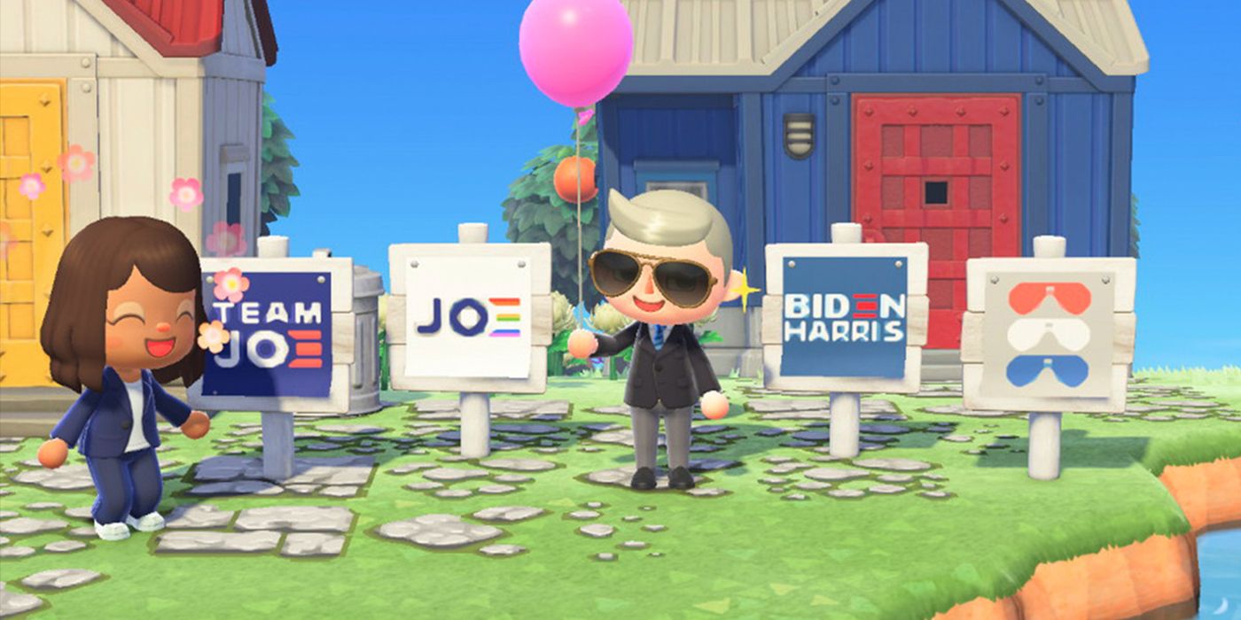 Joe Biden Animal Crossing Yard Signs Bring Election To Island Paradise