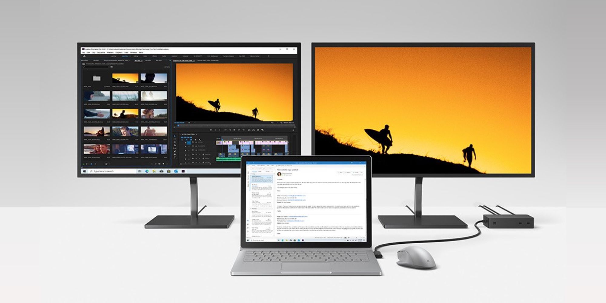 how to use multiple screens on windows 10