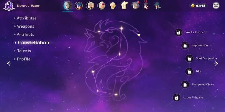 Genshin Impact How To Level Up Constellations Screen Rant