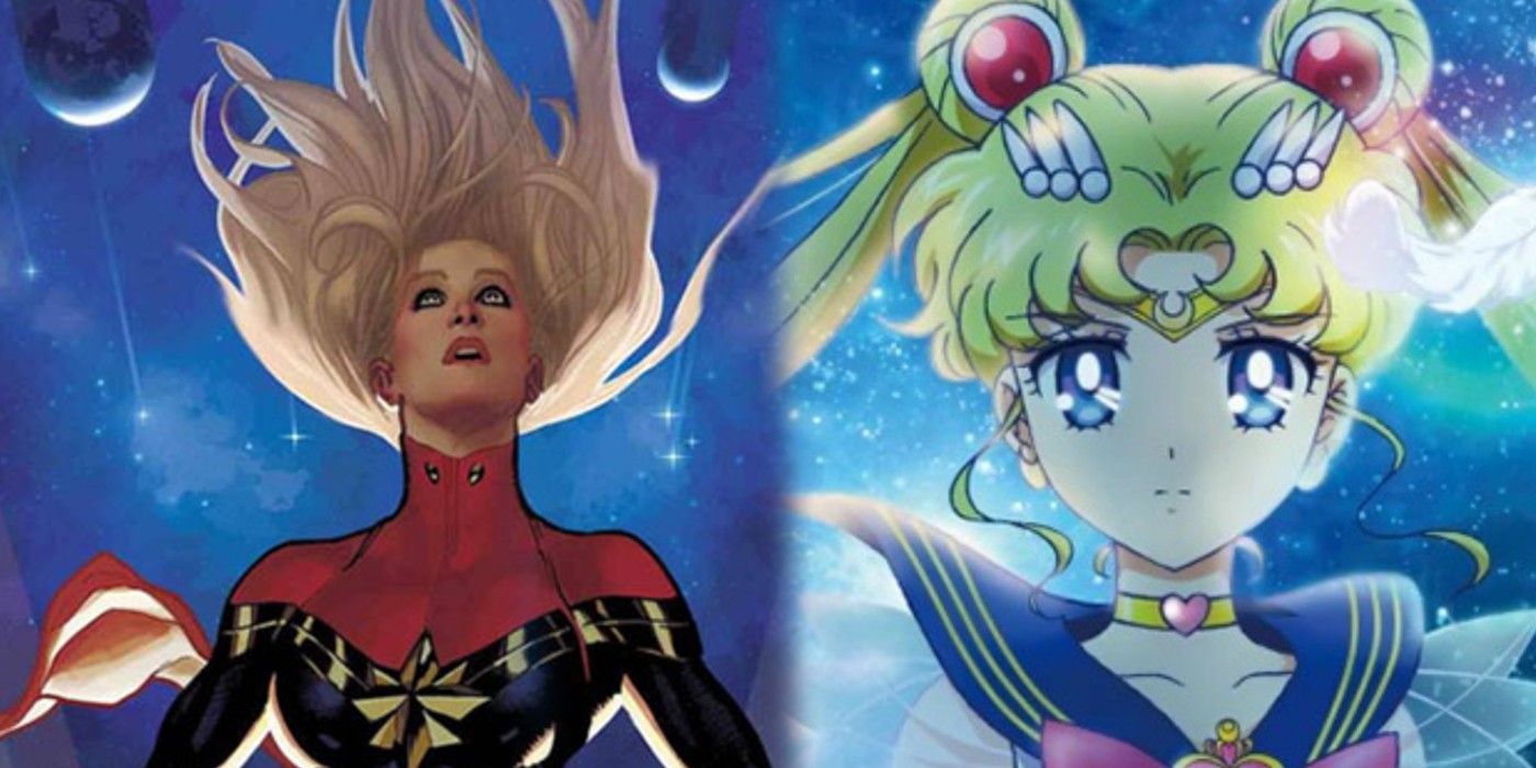Sailor Moon Fan Art Turns Captain Marvel Into A Sailor Scout