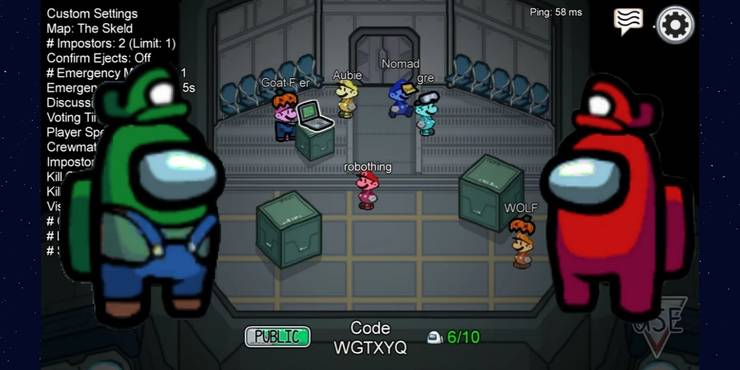 Among Us How To Get The Mario Luigi Skin Mods Screen Rant