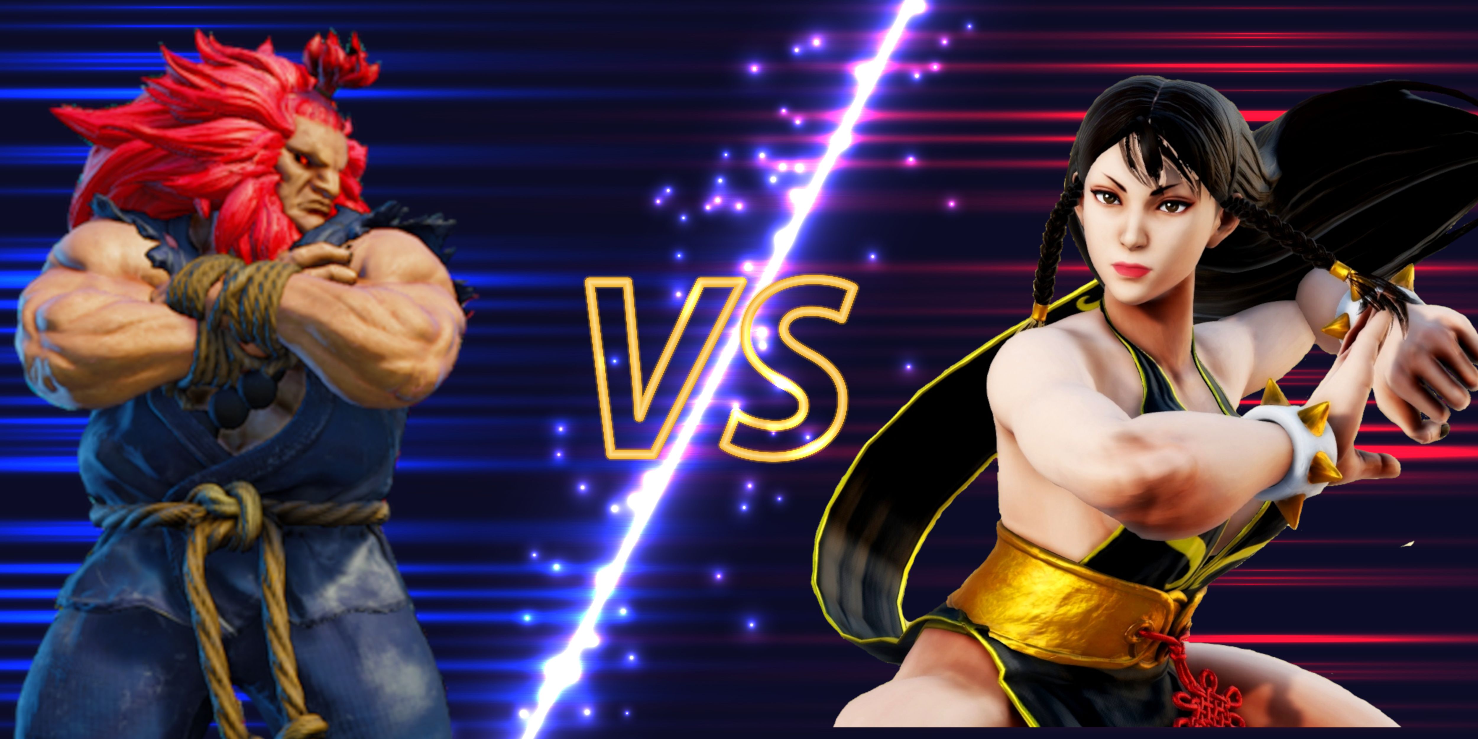 Chun Li vs Akuma Street Fighter 5 Outfits