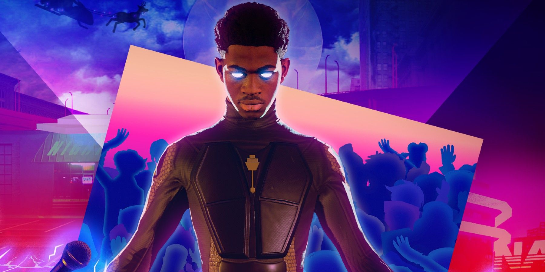 Roblox Books Lil Nas X For Fortnite Style In Game Concert Experience - roblox character events