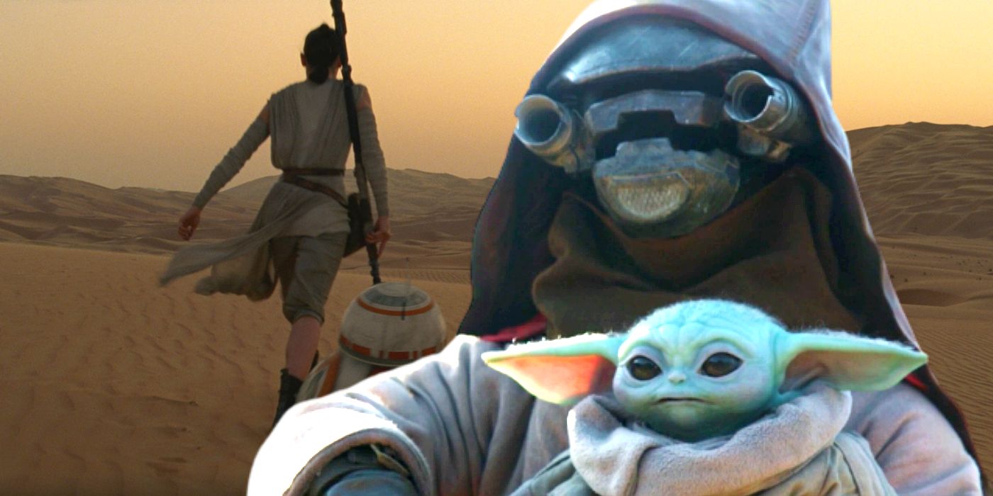 Was That An Unmasked Jawa In The Mandalorian Force Awakens Cameo Explained