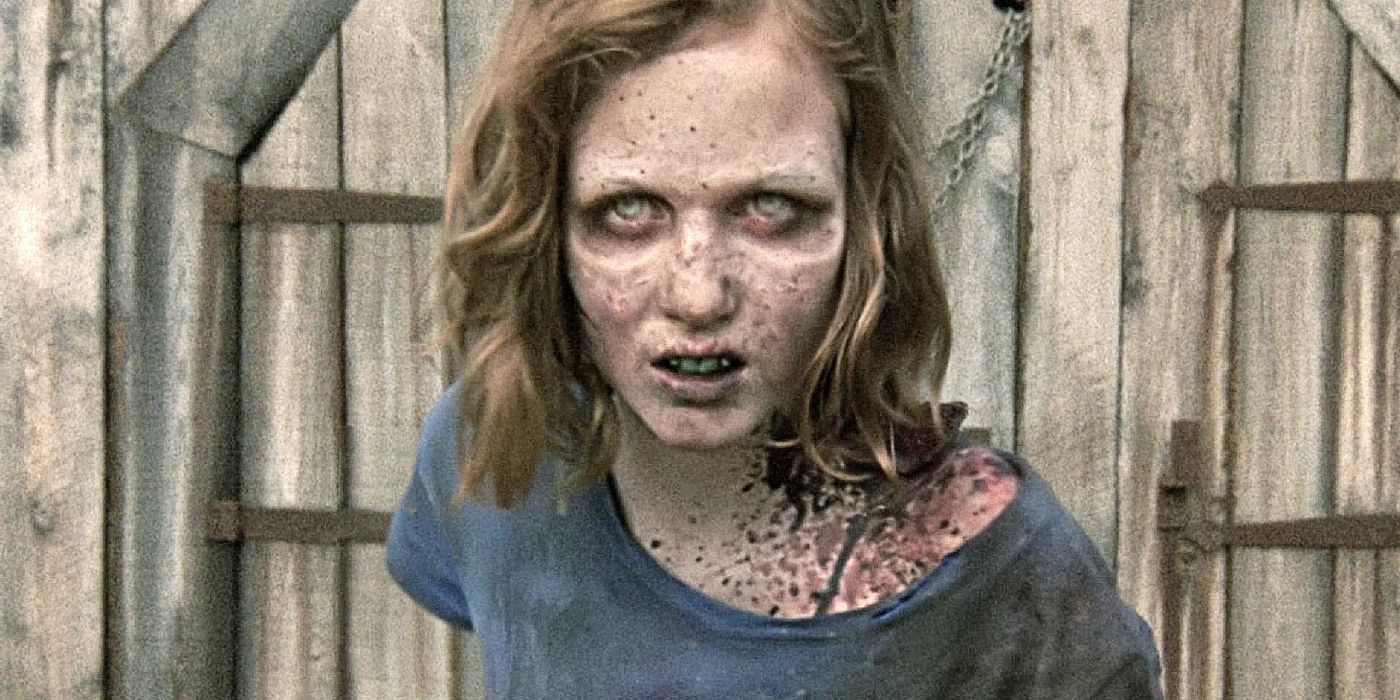 The Walking Dead season 2 Sophia as walker
