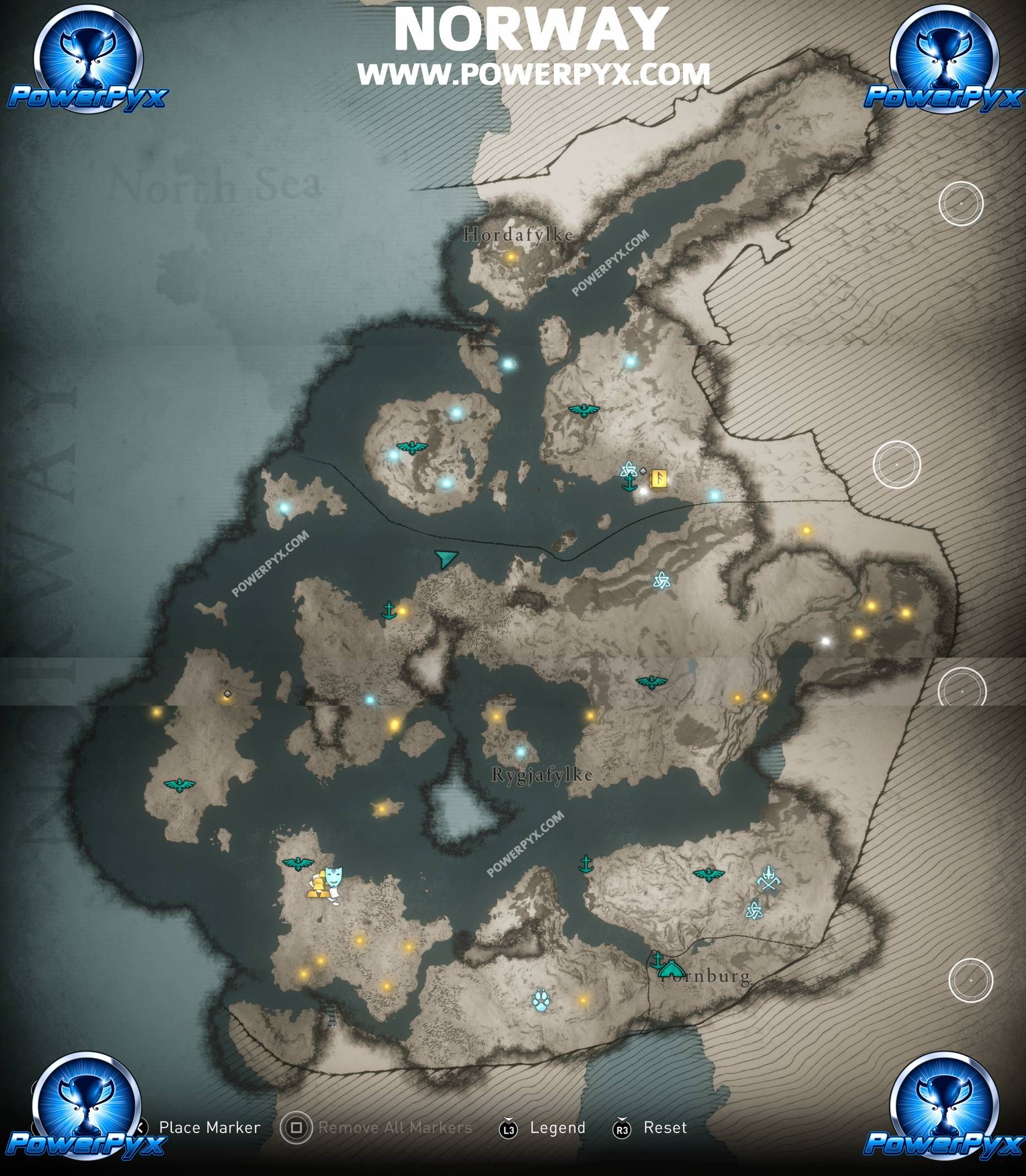 Assassins Creed Valhalla Full Map Revealed (Including Asgard Jotunheim)