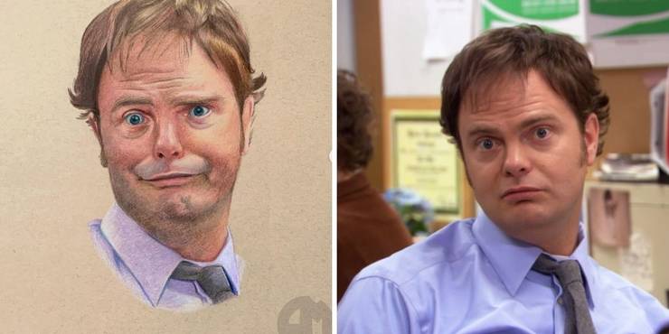 The Office: 10 Pieces Of Impressive Fan Art Influenced By The Show 14 the office fan art by amo illustrate