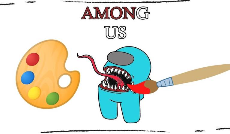 Best Among Us Coloring Pages Online | Screen Rant