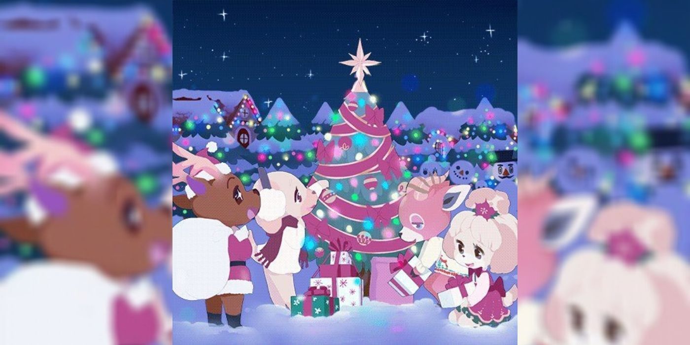 Animal Crossing Villagers Celebrate Christmas In Charming Holiday Art