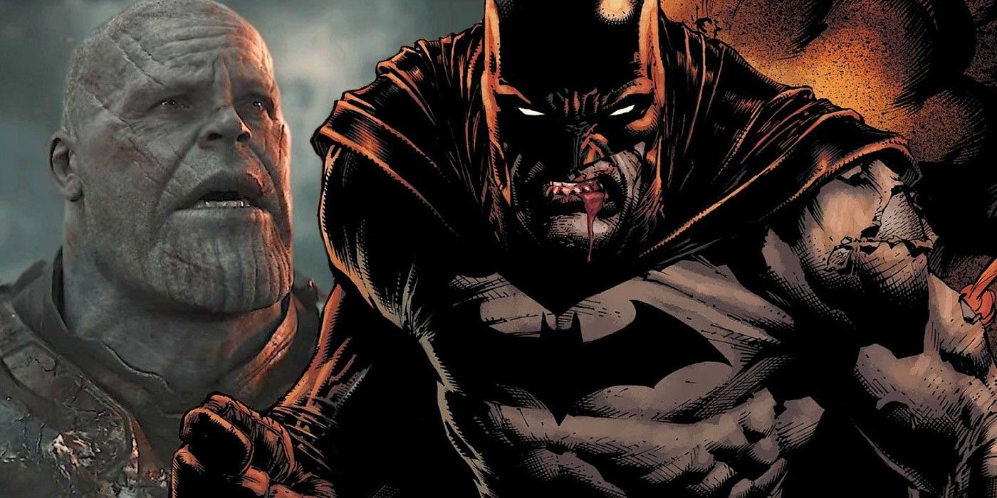Dc S Evil Batman Combines Bruce Wayne With Thanos Hot Movies News