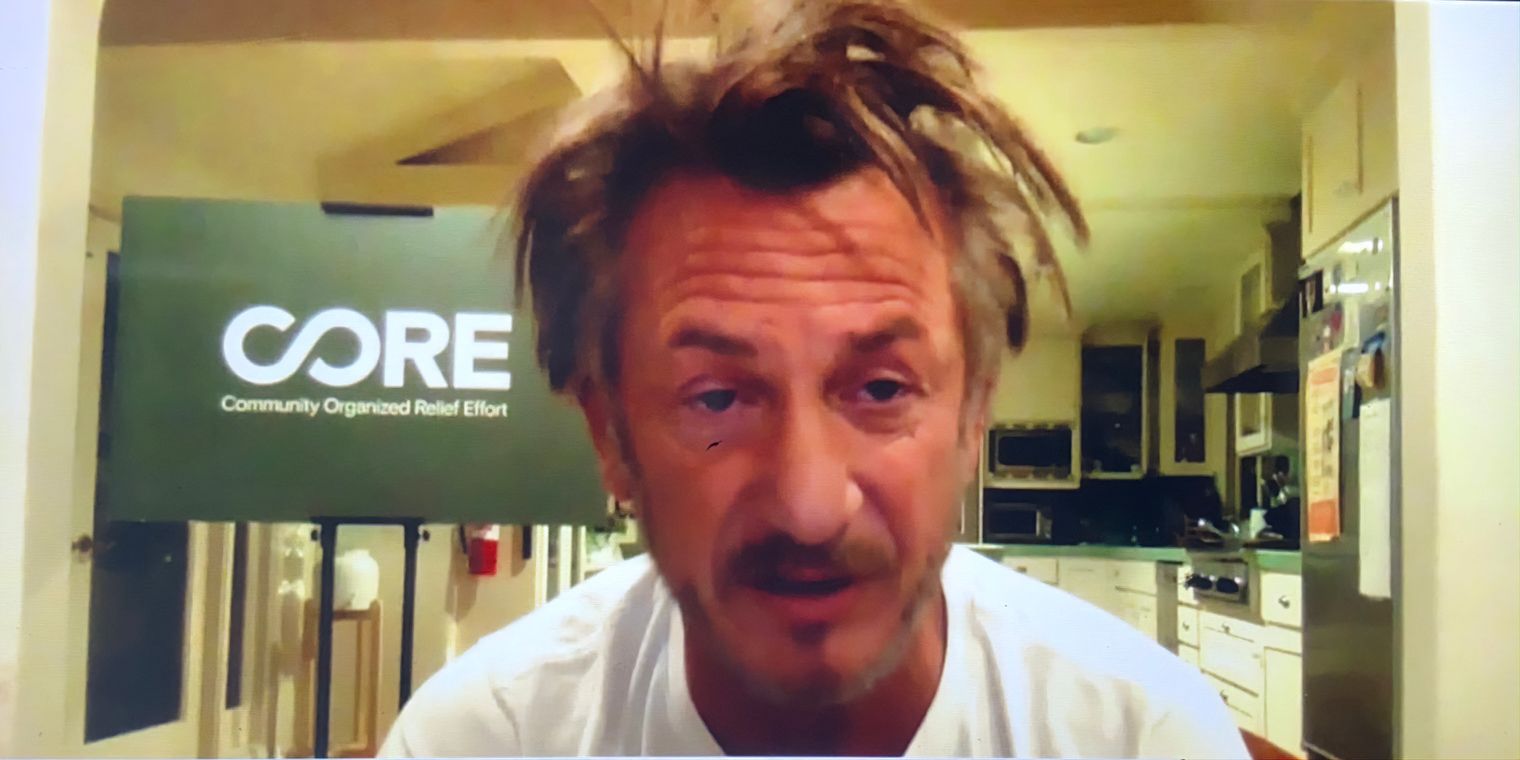 Sean Penn’s Disheveled Interview Look Goes Viral For Being Super Relatable