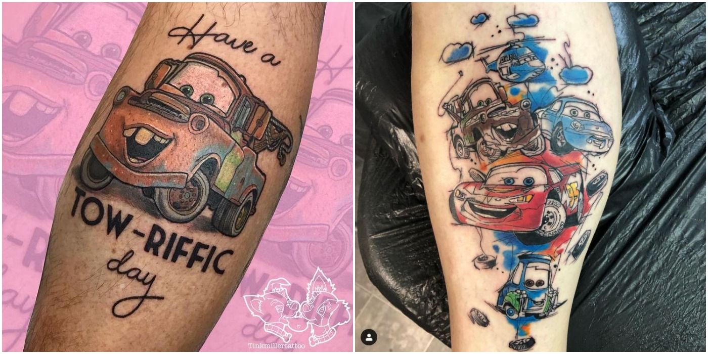 Disney Pixars Cars 10 Tattoos That Will Rev Your Engine