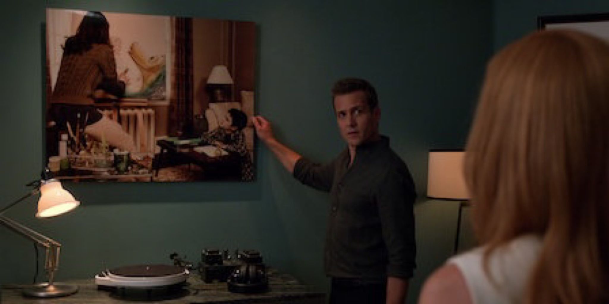 duck painting harvey specter