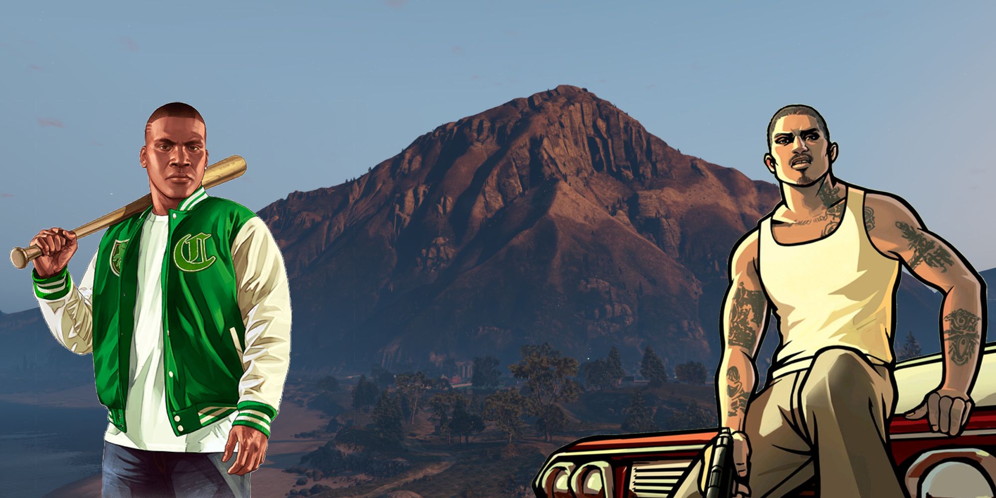 GTA 5 Wilderness & Countryside Compared To GTA San Andreas