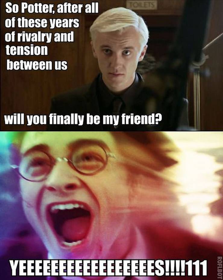 10 Humorous Harry Potter And Draco Malfoy Memes Animated Times