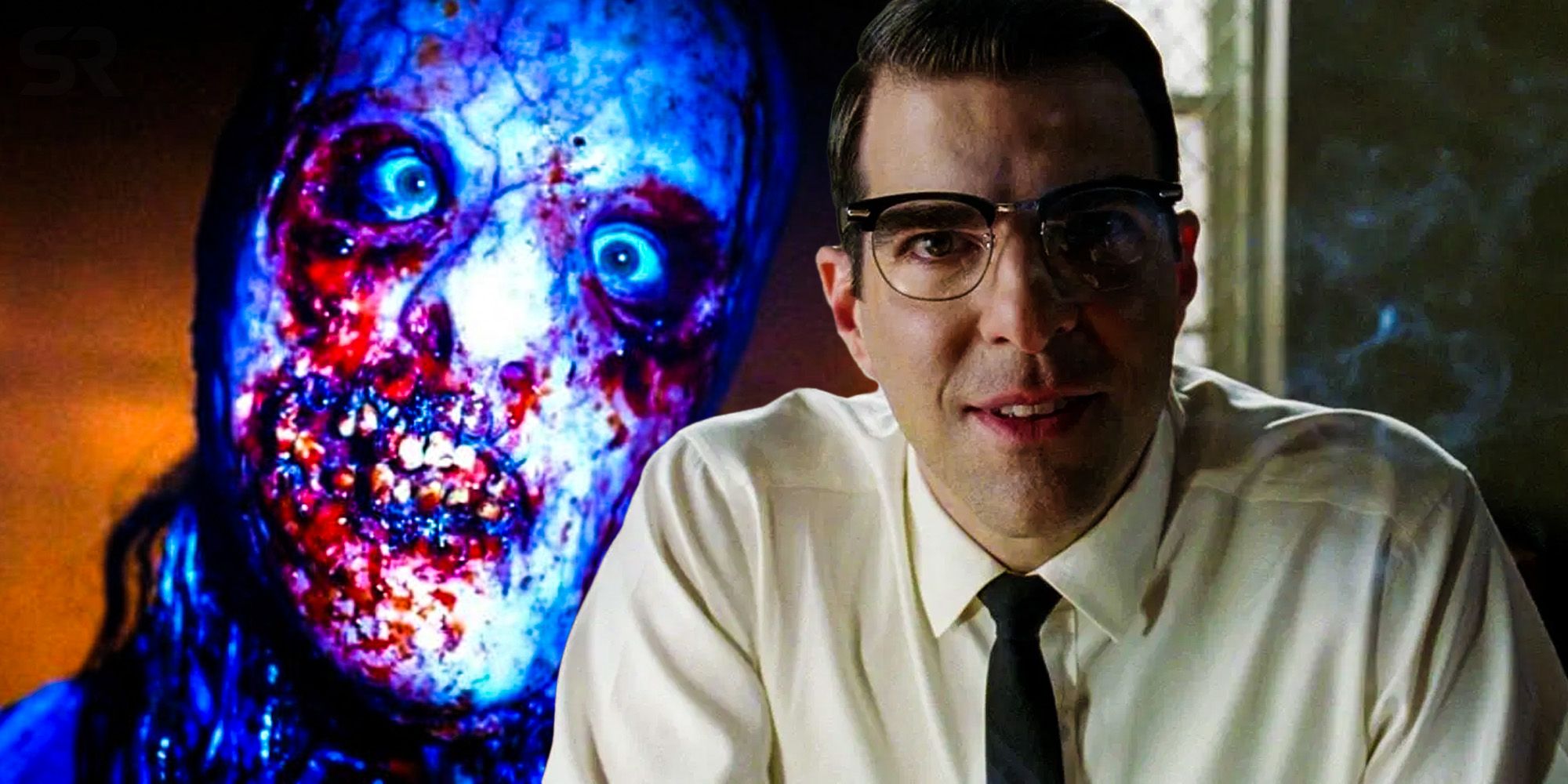 American horror story asylum bloody face killer zachary quinto