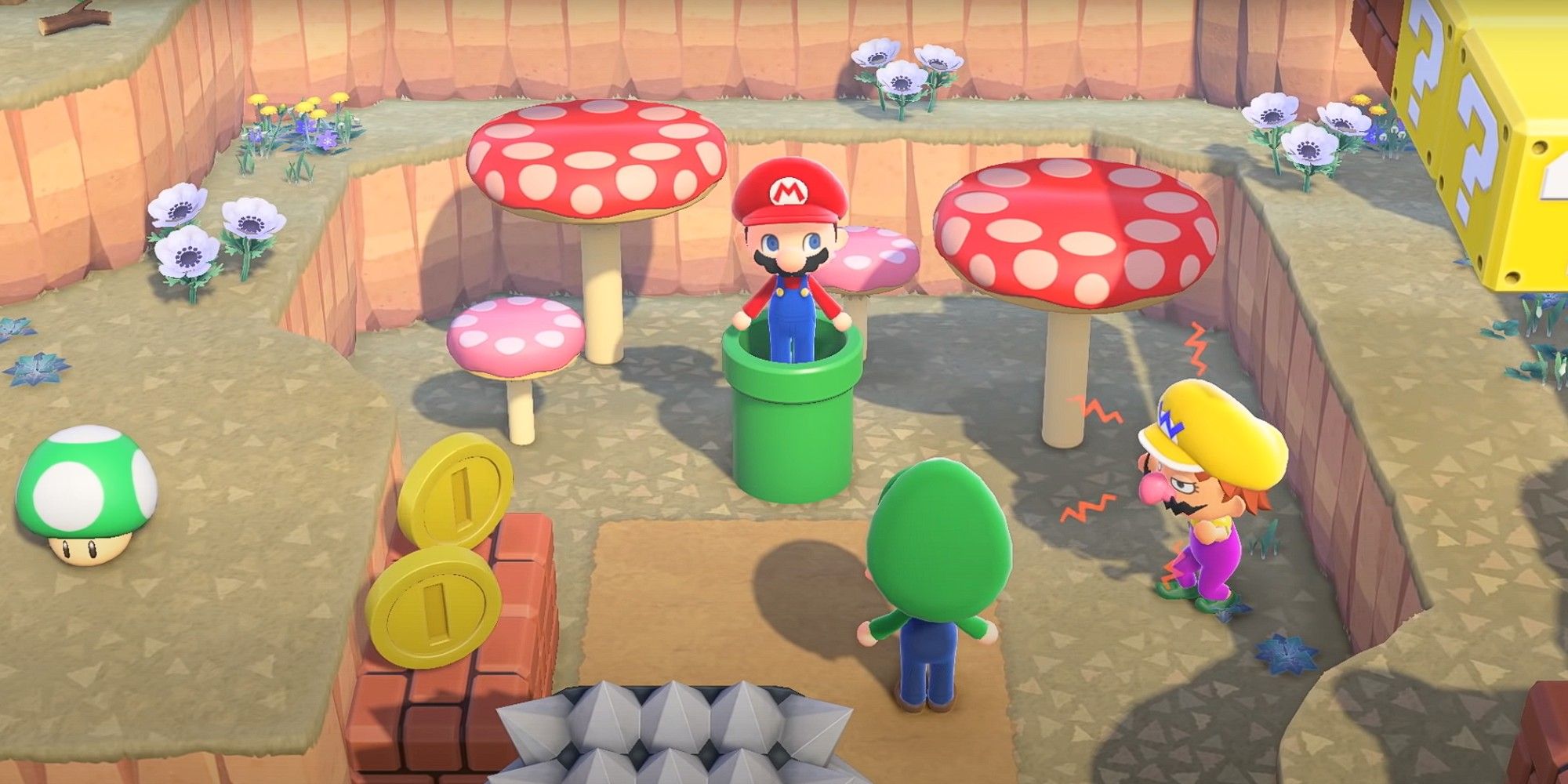 Every New Super Mario Furniture Item Coming to Animal Crossing