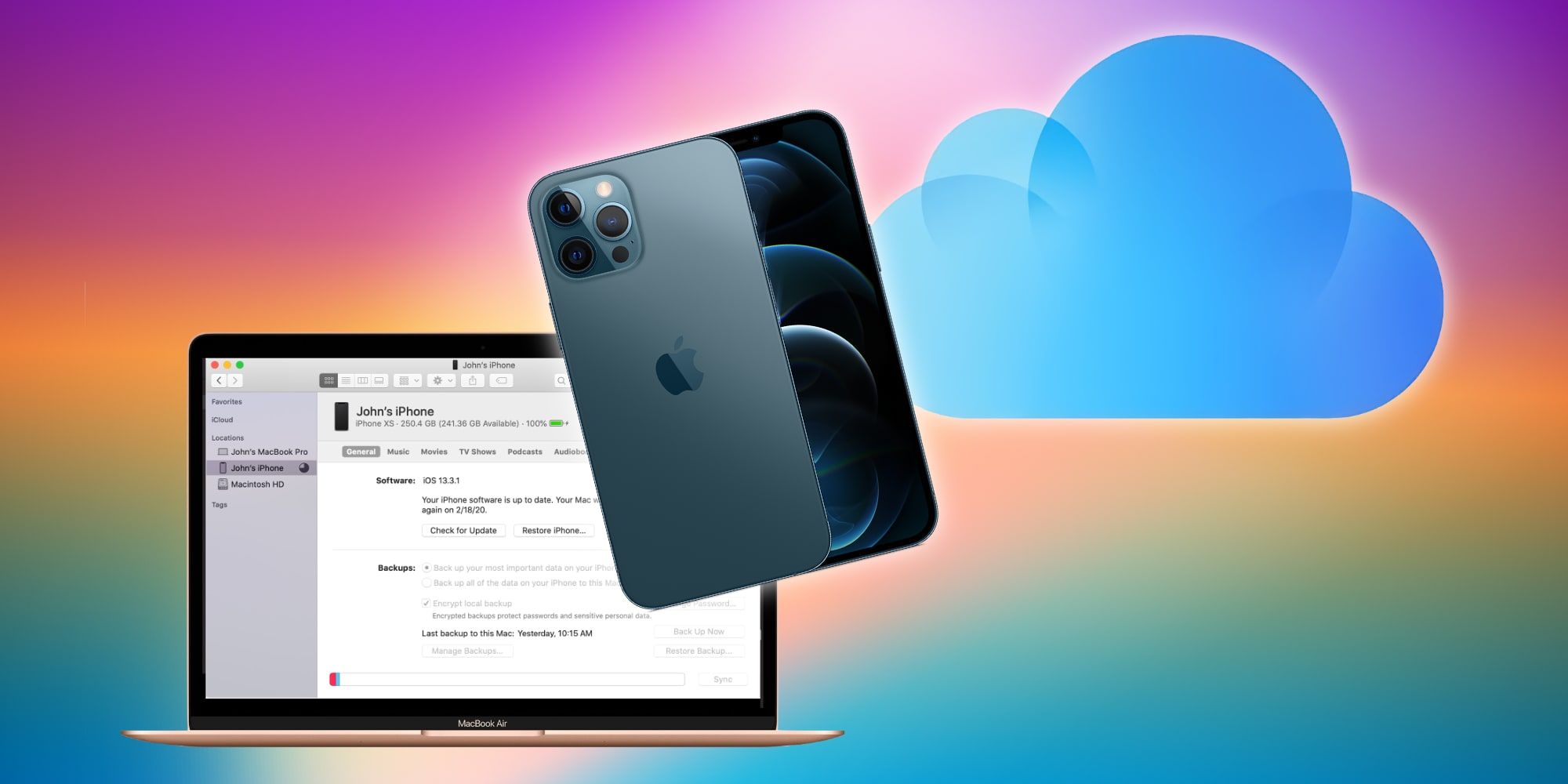 how to backup iphone to icloud using a computer