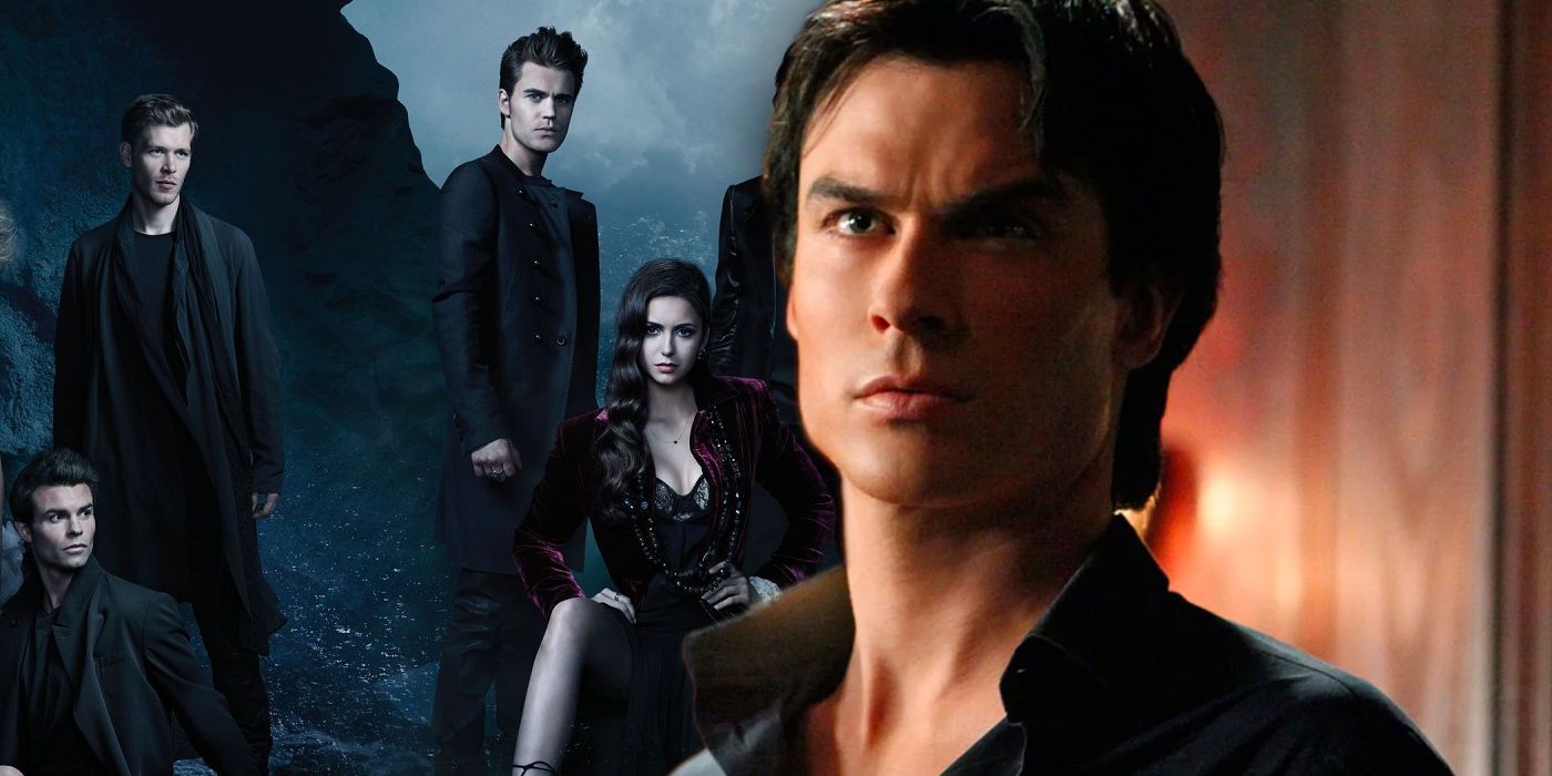 Ian Somerhalder as Damon and Vampire Diaries cast