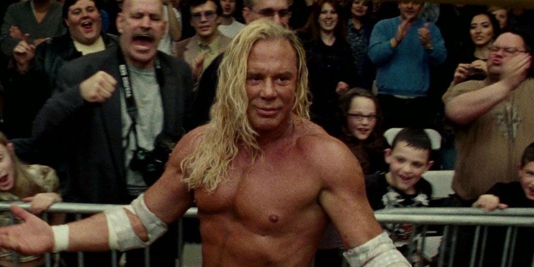 Mickey Rourke in The Wrestler