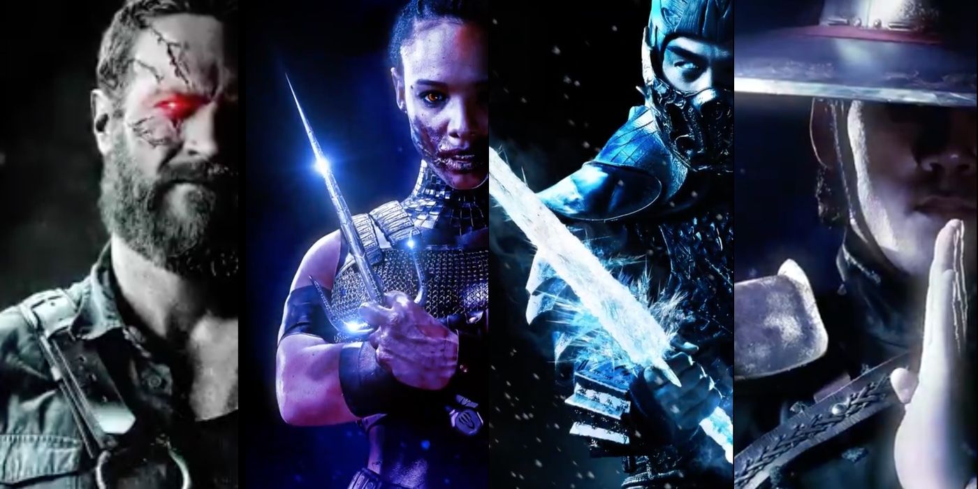 Mortal Kombat Posters Show Sub Zero Kano Mileena Kung Lao Shang Tsung