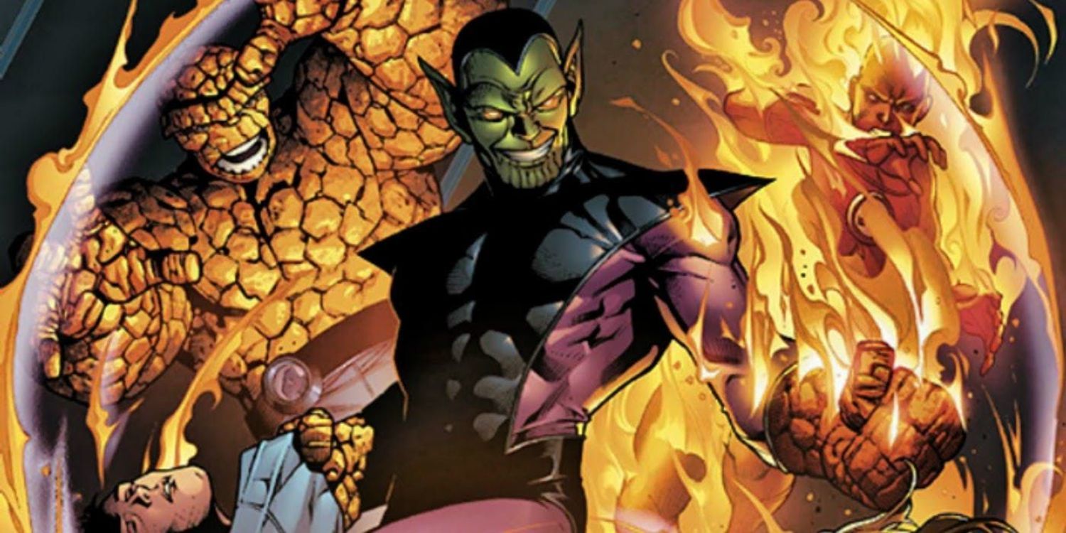 Super Skrull And The Fantastic Four From Marvel Comics