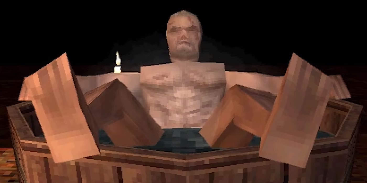 The Witcher 3 S Tub Scene Recreated With Ps1 Graphics